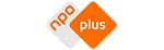 NPO Plus logo with orange branding, ideal for Dutch TV, on-demand streaming, and entertainment promotions.